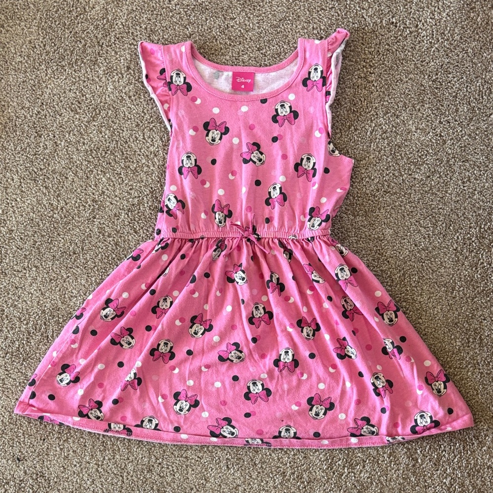 Disney Pink Minnie Mouse Casual Dress